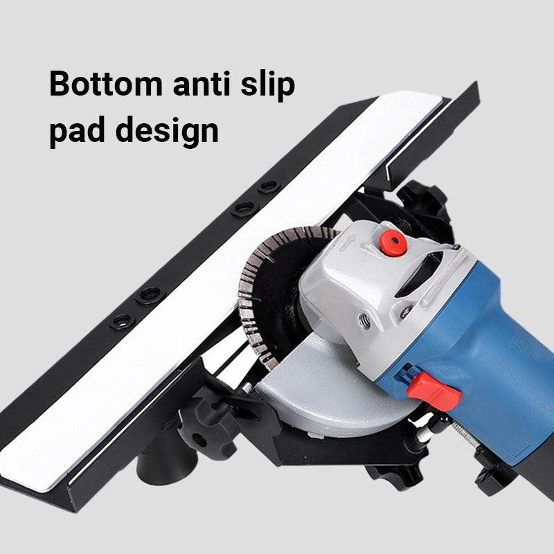 Practical recommendations Angle Grinder Stand for 45° Chamfer Cutting