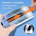IPhone Tempered Anti-Peeking Screen Protector - No Bubbles No Dust