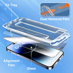 IPhone Tempered Anti-Peeking Screen Protector - No Bubbles No Dust