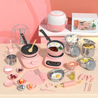 [Best Gift For Kid] Children's Real Cooking Mini Kitchen Toys - 22 PCS Set