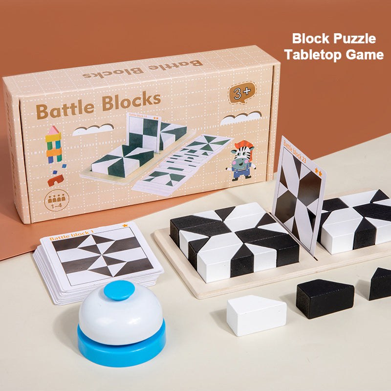 Super Creative Black & White Block Puzzles Set for Kids