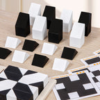 Super Creative Black & White Block Puzzles Set for Kids