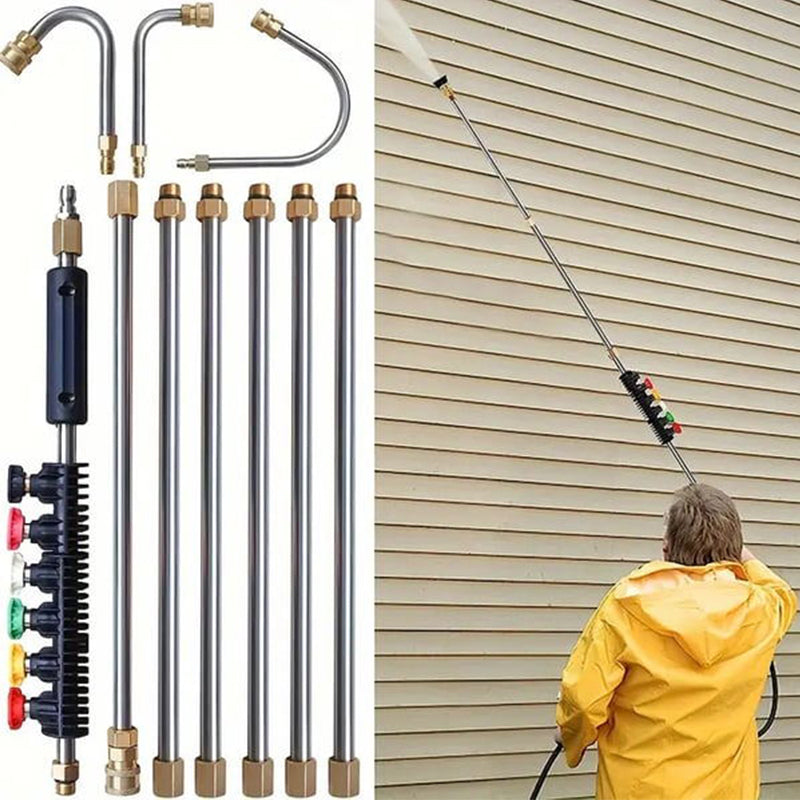 10-Piece High-Pressure Cleaning Wand Set