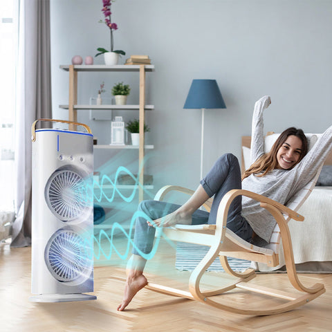 Summer Desk Oscillating Tower Fan with Misting Function