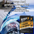 Car Headlight Lens Restoration Kit
