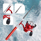 Pen-style rod and spincast reel combo