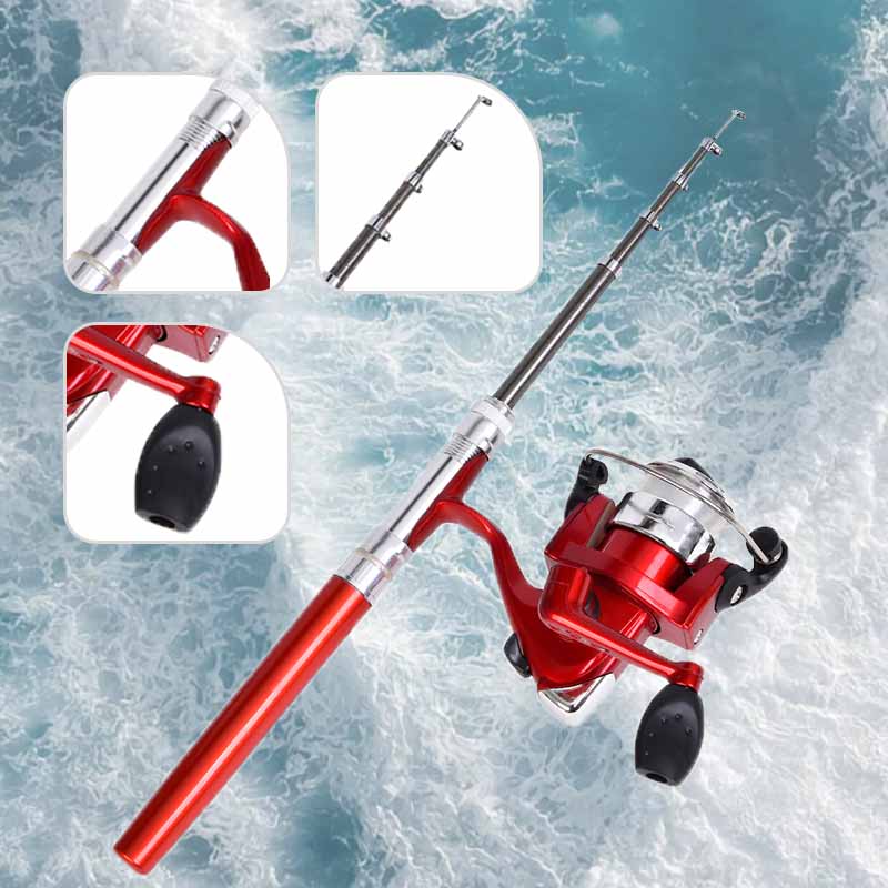 Pen-style rod and spincast reel combo