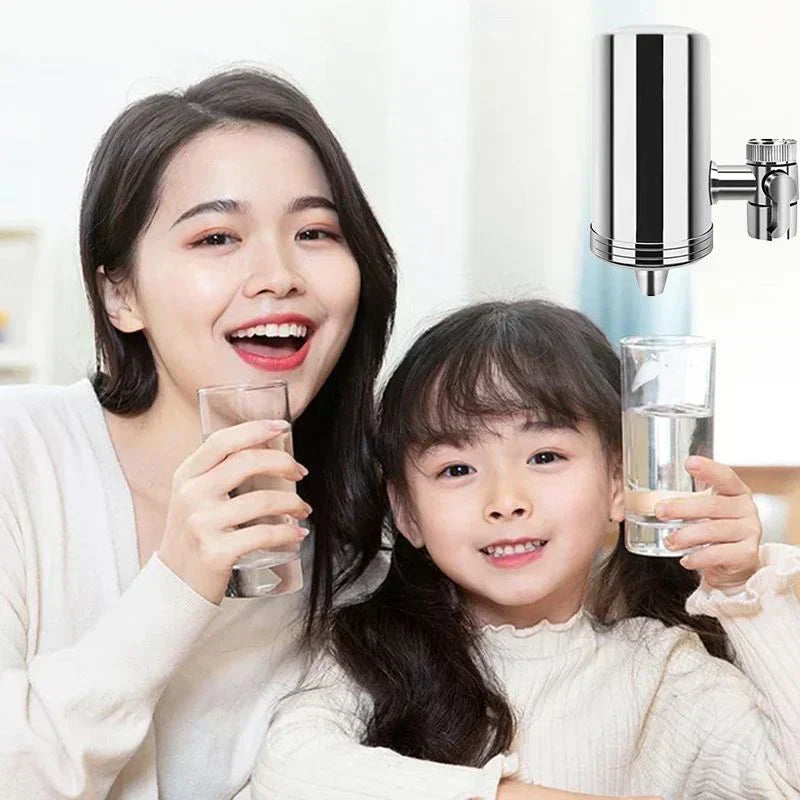 Installation-free Stainless Steel Household Faucet Water Purifier