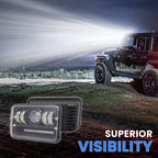 Up to , offers to maintain driving safety Waterproof Auto 7-inch LED Headlights for Van & Truck