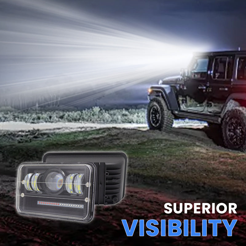 Up to , offers to maintain driving safety Waterproof Auto 7-inch LED Headlights for Van & Truck