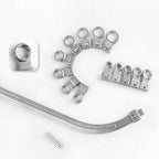 Time- 15 Piece Portable Replaceable Head Belt Wrenches Set