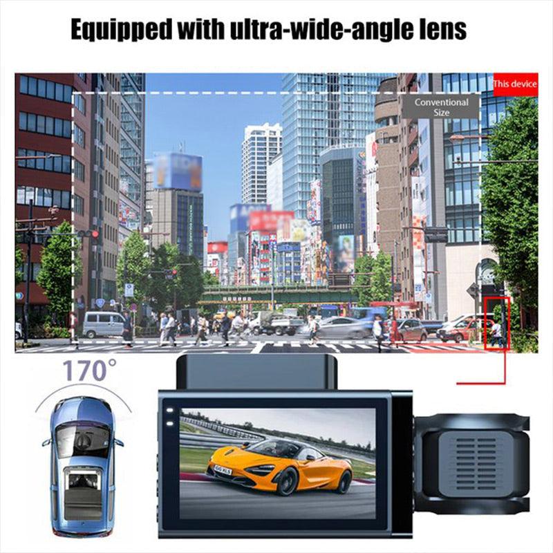 Awesome Dashcam! 3-Channel HD Dash Cam