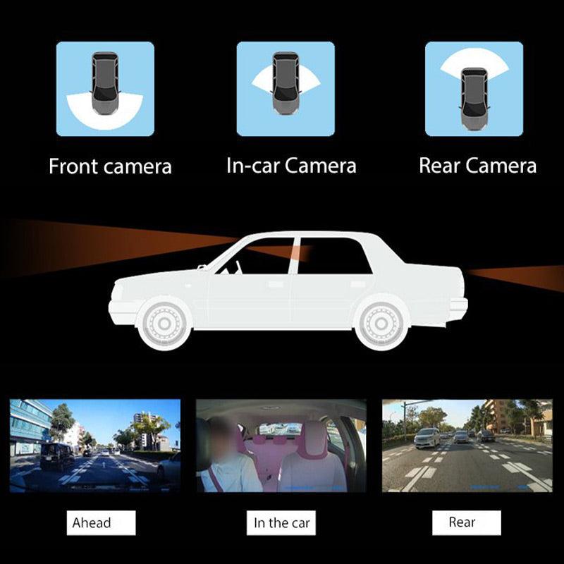 Awesome Dashcam! 3-Channel HD Dash Cam