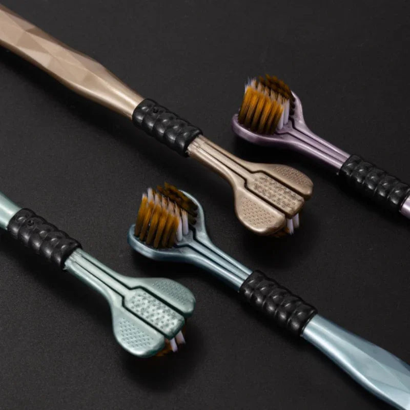 Half-price offer Three-headed multi-angle cleaning toothbrush