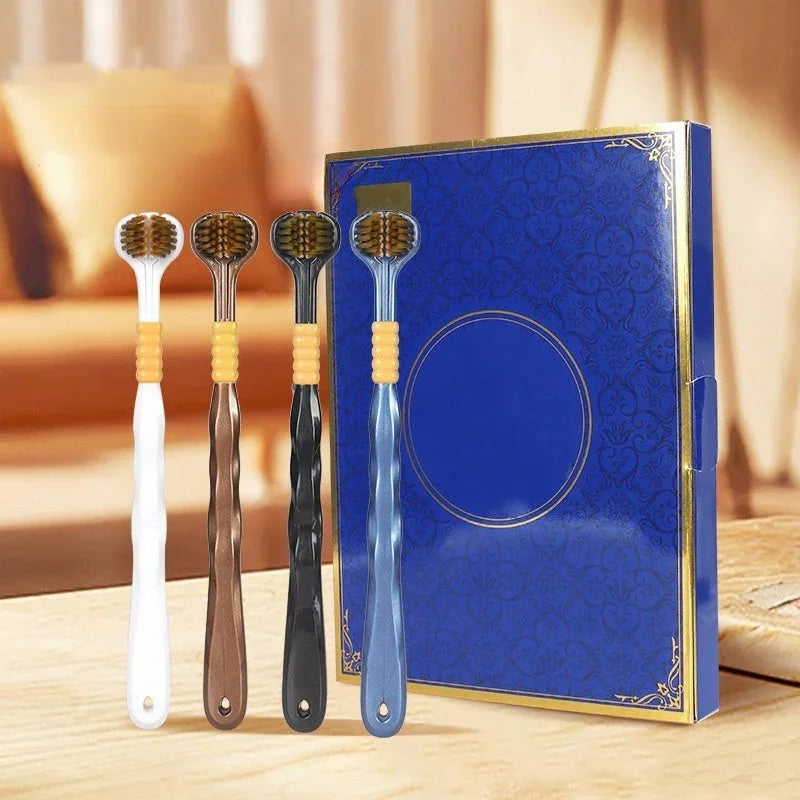 Half-price offer Three-headed multi-angle cleaning toothbrush