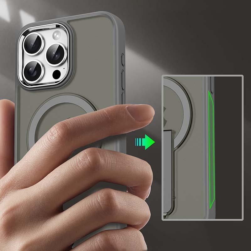 Magnetic KickStand Shockproof Phone Case for iPhone 15-11 Series