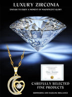 Necklace with an elegant and delicate crescent for women