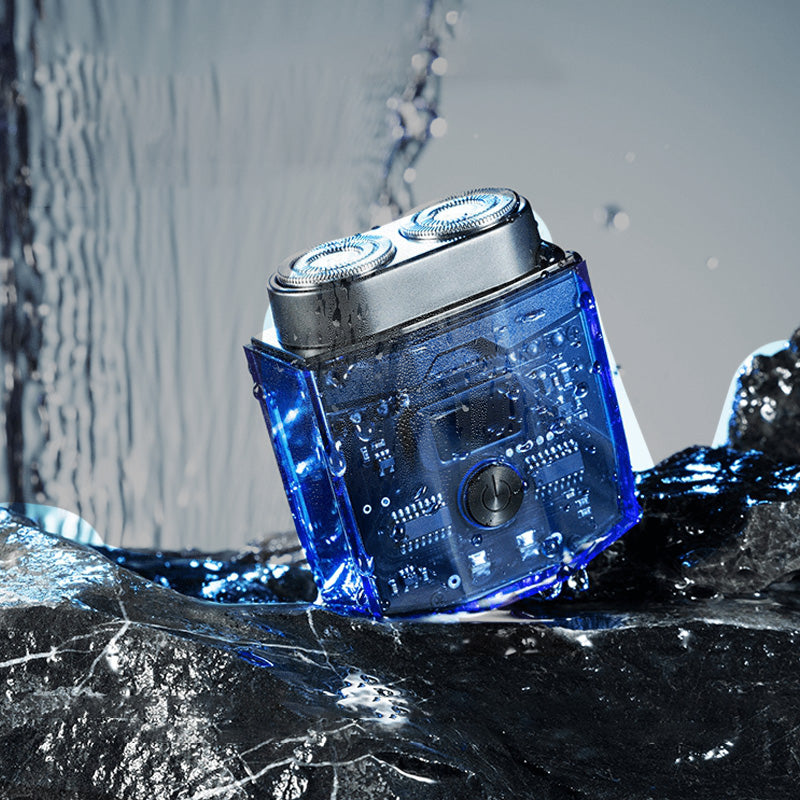 New Design Transparent and Silent Mini Electric Shaver
