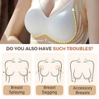 In Wire-Free Top Support Bra No More Sagging Breasts