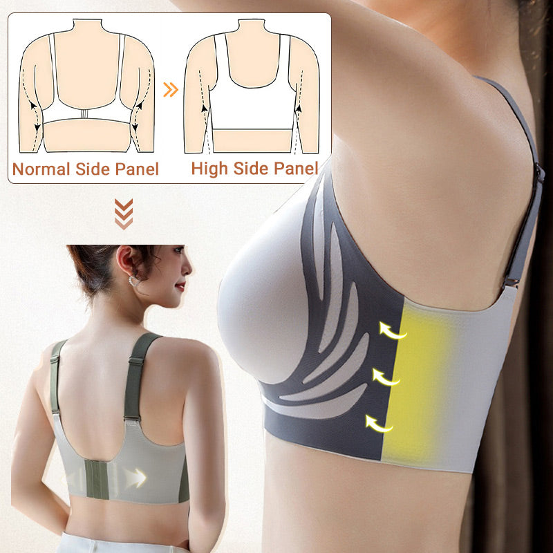 In Wire-Free Top Support Bra No More Sagging Breasts