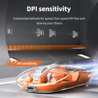 Amazing Universal Mouse! Rechargeable Transparent Shell Bluetooth Wireless Mouse