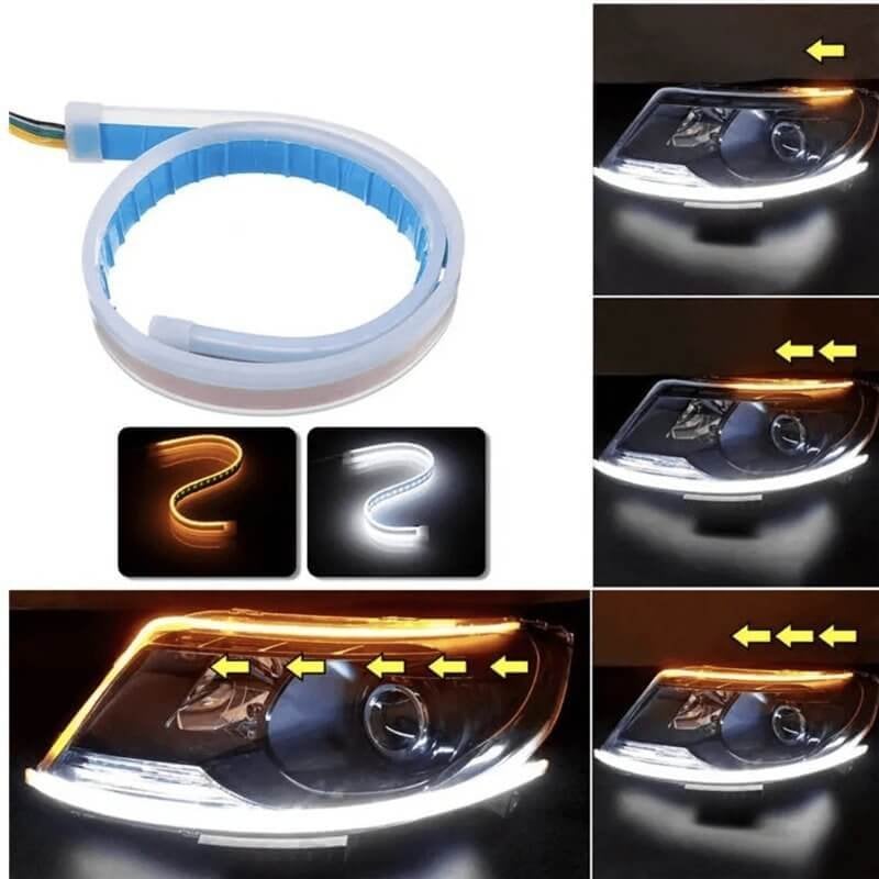 2 Pcs/Flexible Car LED Flow Type Auto Signal Light