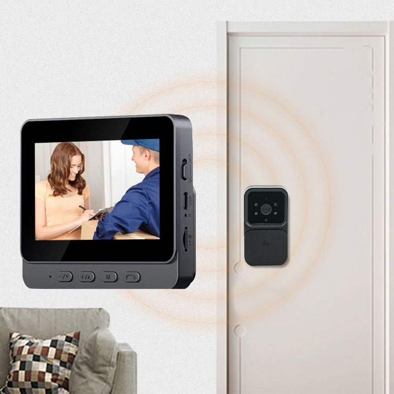 IP66 Water-proof NON-WIFI Video Doorbell with Monitor & Camera