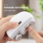 Perfect for All Ages 3-in-1 Automatic Electric Nail Clipper with Polishing - Safe & Convenient