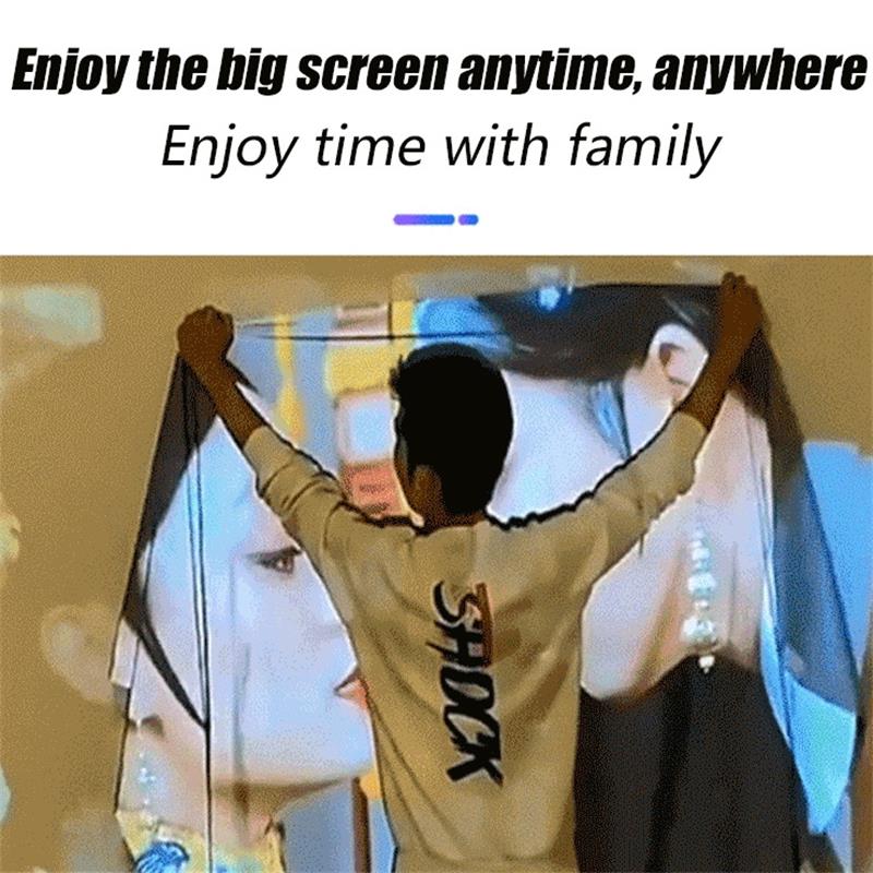 NOW! High Definition Projection Screen - 120-inch Diagonal with Matte White Surface for Crystal Clear Home Cinema Experience