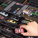 Best Gift 48 Mini Pull-Back Cars with Built-In Garage Set
