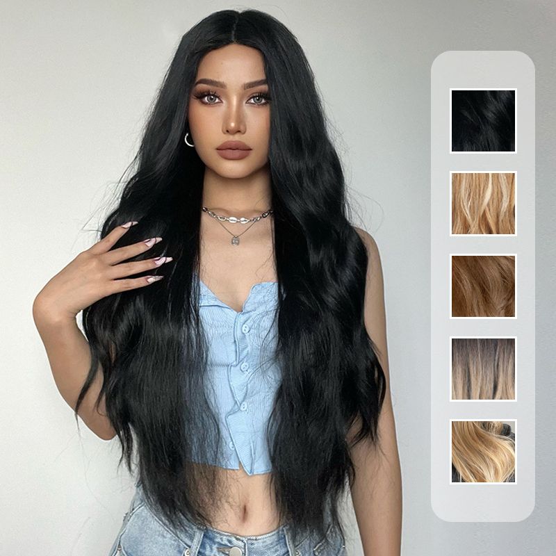 Trendsetting Long Curly Wig - Ultra Fluffy & Natural Looking