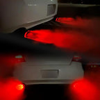 Car Tuning Carbon Fiber LED Light Emitting Exhaust Pipe