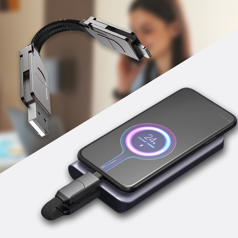 LIMIT TIME All-in-1 Portable Keychain 60W Fast Charging Cable
