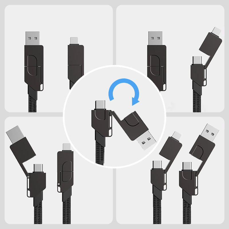 LIMIT TIME All-in-1 Portable Keychain 60W Fast Charging Cable