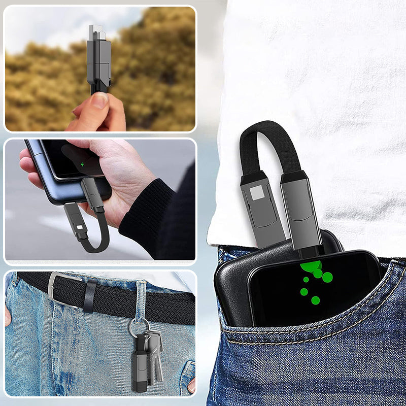 LIMIT TIME All-in-1 Portable Keychain 60W Fast Charging Cable