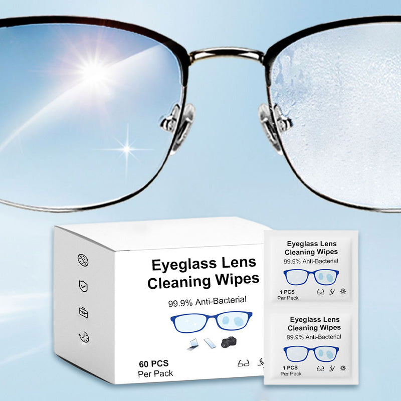 Buy More Save More Eyeglass Lens Cleaning Wipes 60-Piece Set