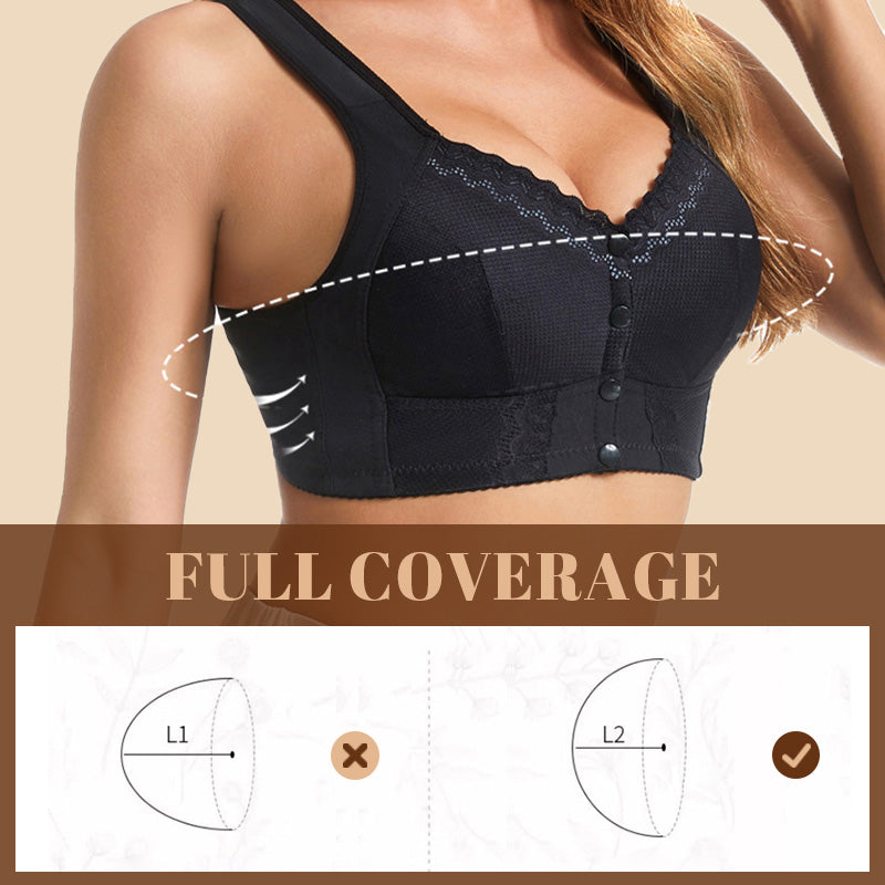 Front Closure Breathable Bra