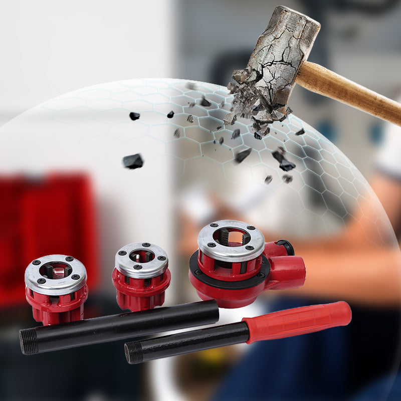 Manual Pipe Threader Ratchet Kit with Case