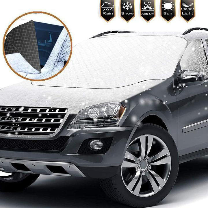 All-Weather Windshield Cover — Protects Against Ice, Snow, and Sunlight. Fits All Sedans and SUVs