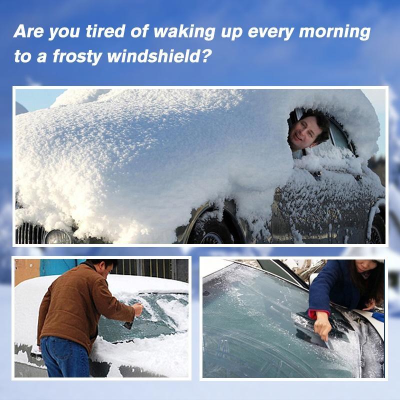 All-Weather Windshield Cover — Protects Against Ice, Snow, and Sunlight. Fits All Sedans and SUVs