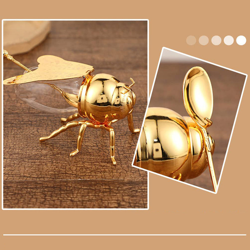 Special Offer Creative retro honey jar in the shape of a bee