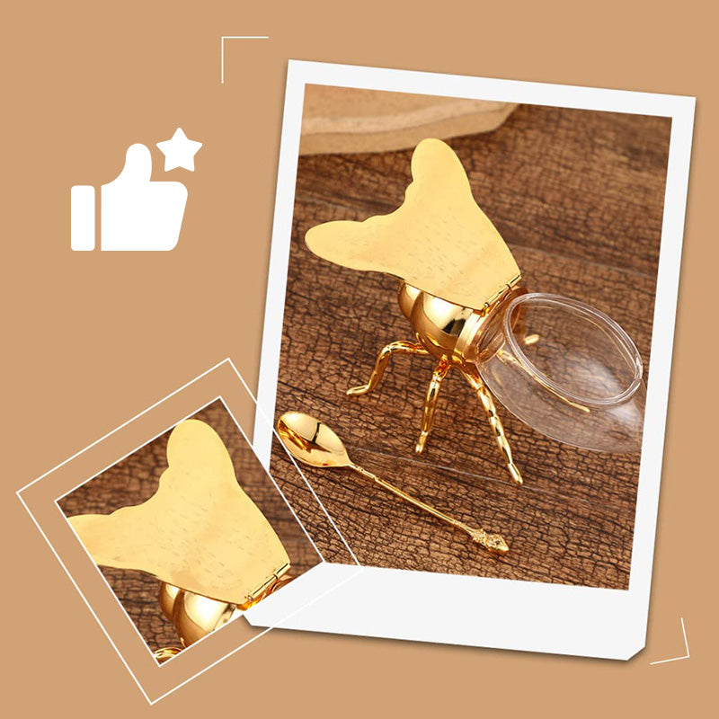 Special Offer Creative retro honey jar in the shape of a bee