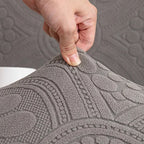 Non-slip Solid Color Round Embroidered Sofa Cover