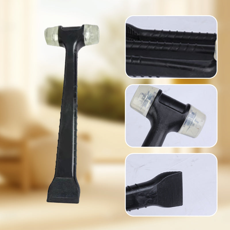 2-in-1 Rubber Mallet & Pry Bar Scraper