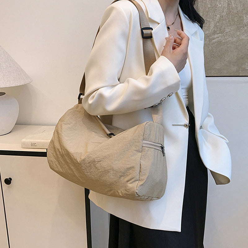 Retro Large Capacity Adjustable Shoulder Crossbody Bag
