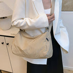 Retro Large Capacity Adjustable Shoulder Crossbody Bag