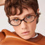Stylish Small Oval Frame Sunglasses