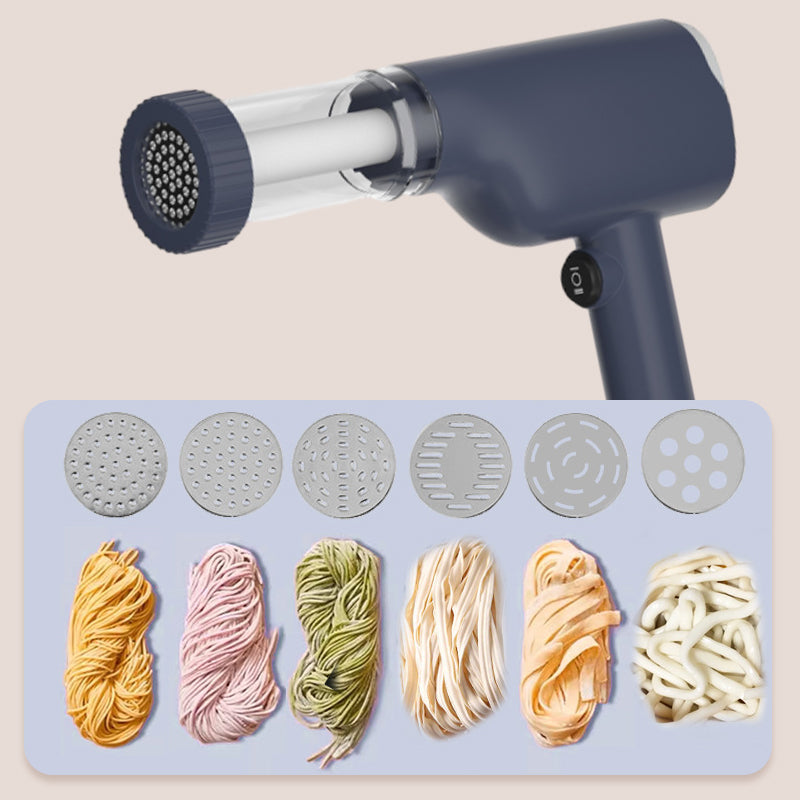 6-in-1 Cordless Handheld Electric Pasta Maker