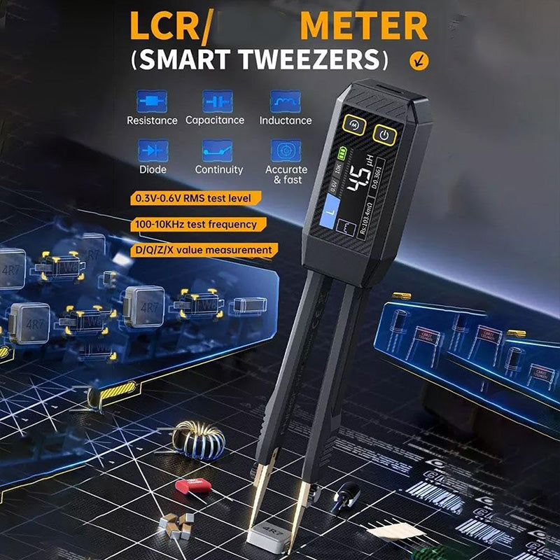 Smart Digital LCR Meter Tweezer Tester