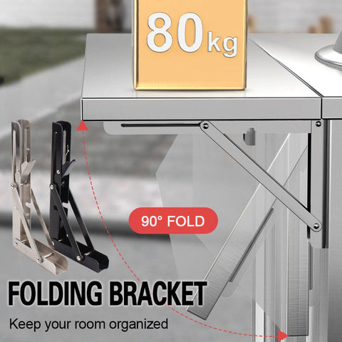 NOW! Instant Fold Multi-Use Bracket – Declutter Kitchen/Study, Space-Saving & Sturdy Organizer in Seconds